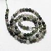 Natural Moss Agate Beads Strands X-G-D840-25-4mm-2