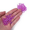 6/0 Imitation Jade Glass Seed Beads SEED-N004-006-03-5