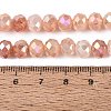 Dyed Crackle Imitation Jade Glass Beads Strands EGLA-Q131-02C-05-4