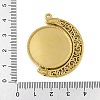 Rotatable 304 Stainless Steel Pendant Cabochon Settings STAS-P408-22G-3