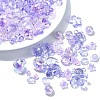120Pcs 12 Styles Mixed Styles Acrylic Beads MACR-YW0003-05G-1