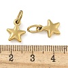 Ion Plating(IP) 304 Stainless Steel Charms STAS-B075-06G-3