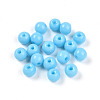 Opaque Solid Color Glass Beads X1-GLAA-N007-4mm-A02-1