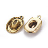 Tibetan Style Alloy Pendants LS-TIBEP-4422-AG-NR-2