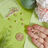 60Pcs Light Gold Tone Alloy Enamel Beads ENAM-PH0003-26B-3