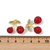 Brass Micro Pave Cubic Zirconia Pendants KK-H072-13G-01-3