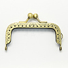 Iron Purse Frame Handle for Bag Sewing Craft Tailor Sewer X-FIND-R022-01AB-1