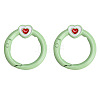 2Pcs Alloy Spring Gate Rings PW-WG34274-03-1