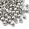 SHEGRACE Brass Textured Round Beads XGRPCU217-296P-1