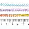 Transparent Painted Glass Beads Strands DGLA-A034-T3mm-A12-3
