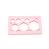 Hexagon Plastic Baking Cake Cutting Dies Mold DIY-WH0001-79-2
