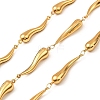 304 Stainless Steel Hot Pepper Link Chains CHS-G042-03G-03-1