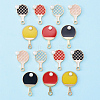 Craftdady 14Pcs 7 Style Zinc Alloy Enamel Pendants ENAM-CD0001-26-22