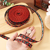 10Yards Polyester Strawberry Ribbon OCOR-TA0003-62C-6