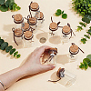12Pcs 6 Styles Glass Bottle AJEW-UN00051-4
