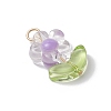 Transparent Acrylic Pendants PALLOY-JF03713-02-4