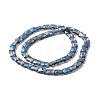 Electroplate Glass Beads Strands EGLA-H103-FR04-2