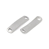 304 Stainless Steel Connector Charms STAS-M090-06P-2