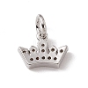 Brass Micro Pave Cubic Zirconia Charms ZIRC-F132-96P-2