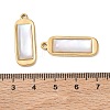 Natural Freshwater Shell Pendants SA-CBA11D7-12A-G-3