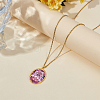 1Pc 925 Sterling Silver Pendant Cabochon Settings STER-BC0003-66G-4
