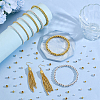 8 Styles Brass Smooth Round Beads KK-PH0013-53-4