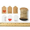 96Pcs 6 Styles Paper Gift Tags CDIS-FS0001-26-5
