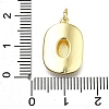 Brass Enamel Pendants KK-K400-20G-01-3