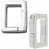 2Pcs 925 Sterling Silver Spring Gate Rings STER-SC0001-40B-1