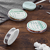 3 Rolls 3 Colors Round Copper Wire KK-LP0004-21A-1