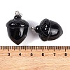 Natural Obsidian Pendants G-Q172-08P-02-3