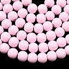 Painted Glass Bead Strands DGLA-S071-8mm-B2-4