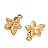 304 Stainless Steel Rhinestone Pendants SA-CBA49D2-10G-2