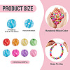 368Pcs Opaque Acrylic Beads SACR-TA0001-61-4