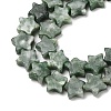 Natural Green Spot Jasper Beads Strands G-H087-C01-01-4