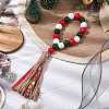 Wooden Beads Napkin Rings HJEW-JM02149-2