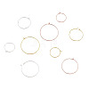 Brass Wine Glass Charm Rings KK-CD0001-05-5