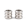 Tarnish Resistant 201 Stainless Steel Column Beads STAS-Q176-01-4