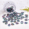 100Pcs 2 Style Acrylic Linking Rings OACR-PH0001-68-3