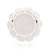 Adjustable Alloy & Iron Bezel Cup Ring Base with Rotatable Tray MAK-T012-01S-2