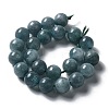 Dyed Natural Malaysia Jade Beads Strands G-G021-01B-01-3