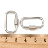 Non-Tarnish 304 Stainless Steel Screw Carabiner Lock Charms LS-STAS-C092-05H-P-3