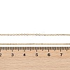 304 Stainless Steel Cable Chain Necklaces NJEW-M151-24G-2