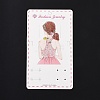 Rectangle Hair Clips Display Cards CDIS-P007-O01-2