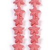 Synthetic Coral Dyed Carved Beads Strands X-CORA-K009-06A-08-1