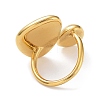 304 Stainless Steel Open Cuff Rings RJEW-Z024-02G-05-3