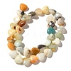 Natural Flower Amazonite Beads Strands G-R190-10mm-59-3