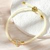 Adjustable Nylon Cord Bracelets X-BJEW-C096-01G-20-1