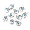 Brass Charms KK-F783-08-2