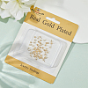 60Pcs 4 Styles Brass Peg Bails Pin Charms KK-BBC0022-87-6